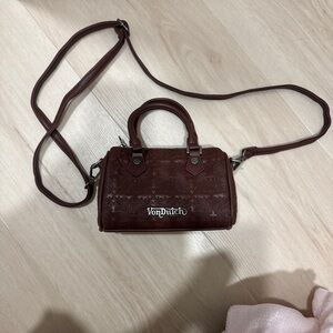 Von Dutch Dark Brown Crossbody Bag